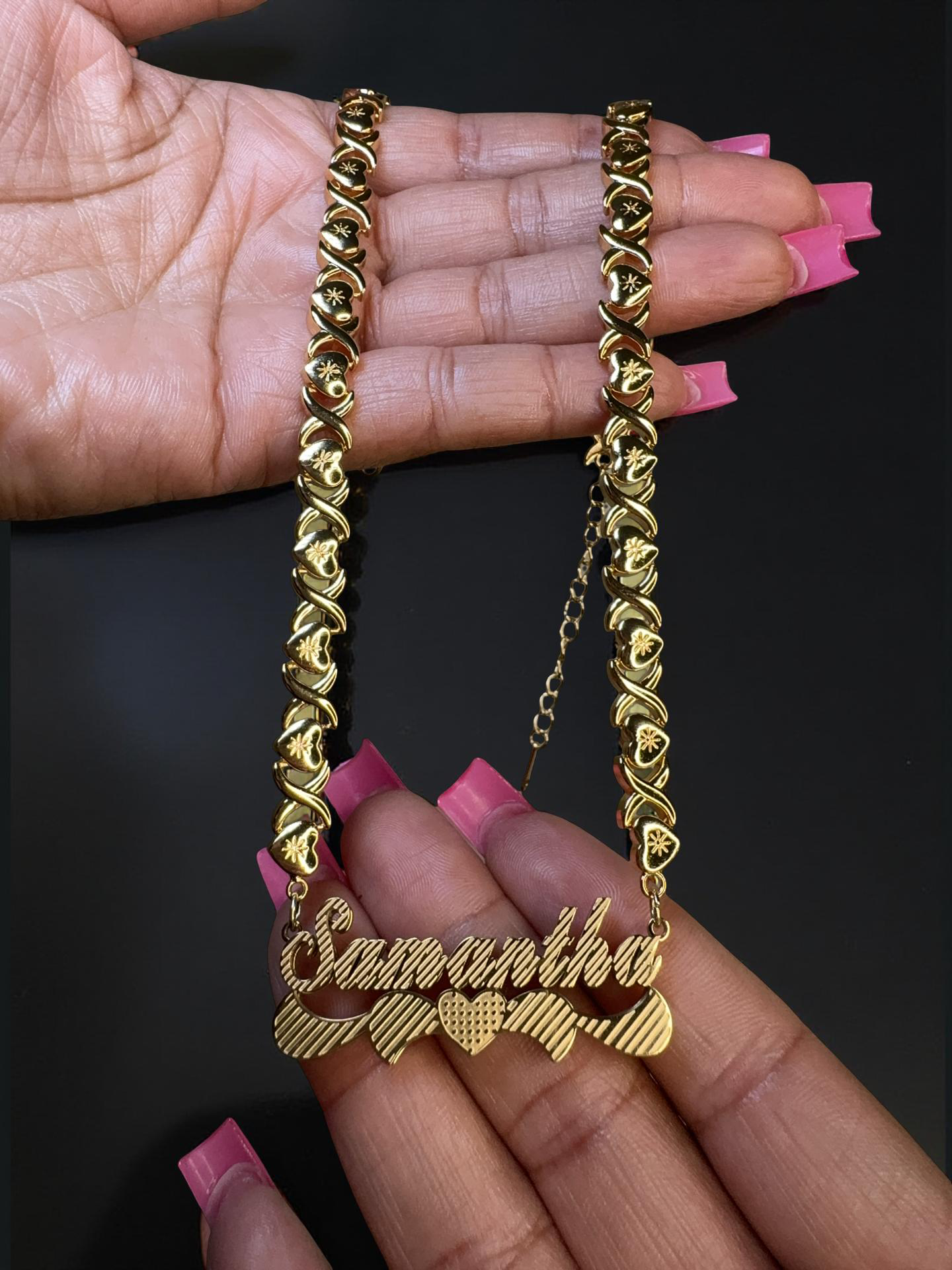 Double Plated Custom Necklace 