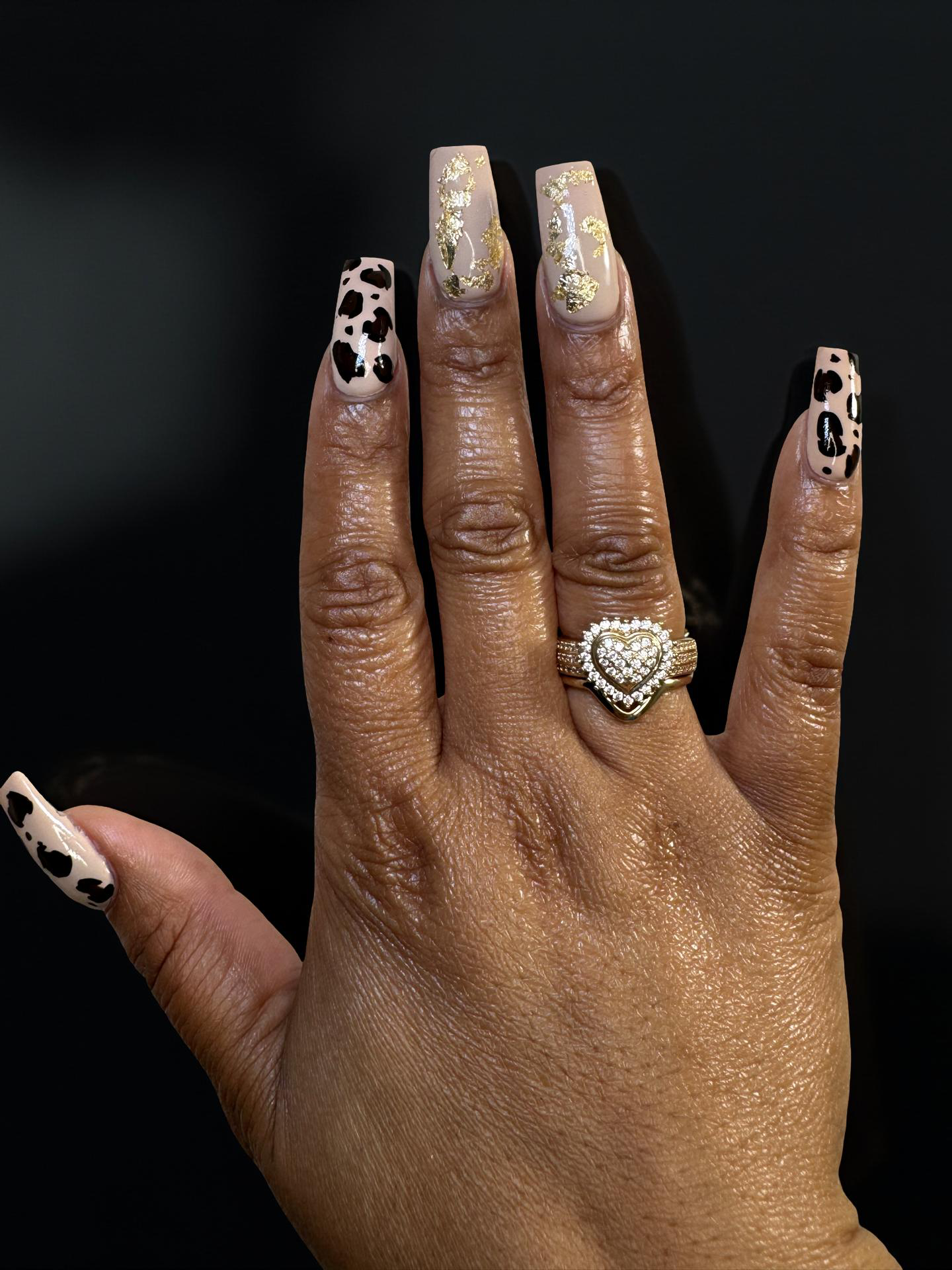 Heart Double Stack Ring