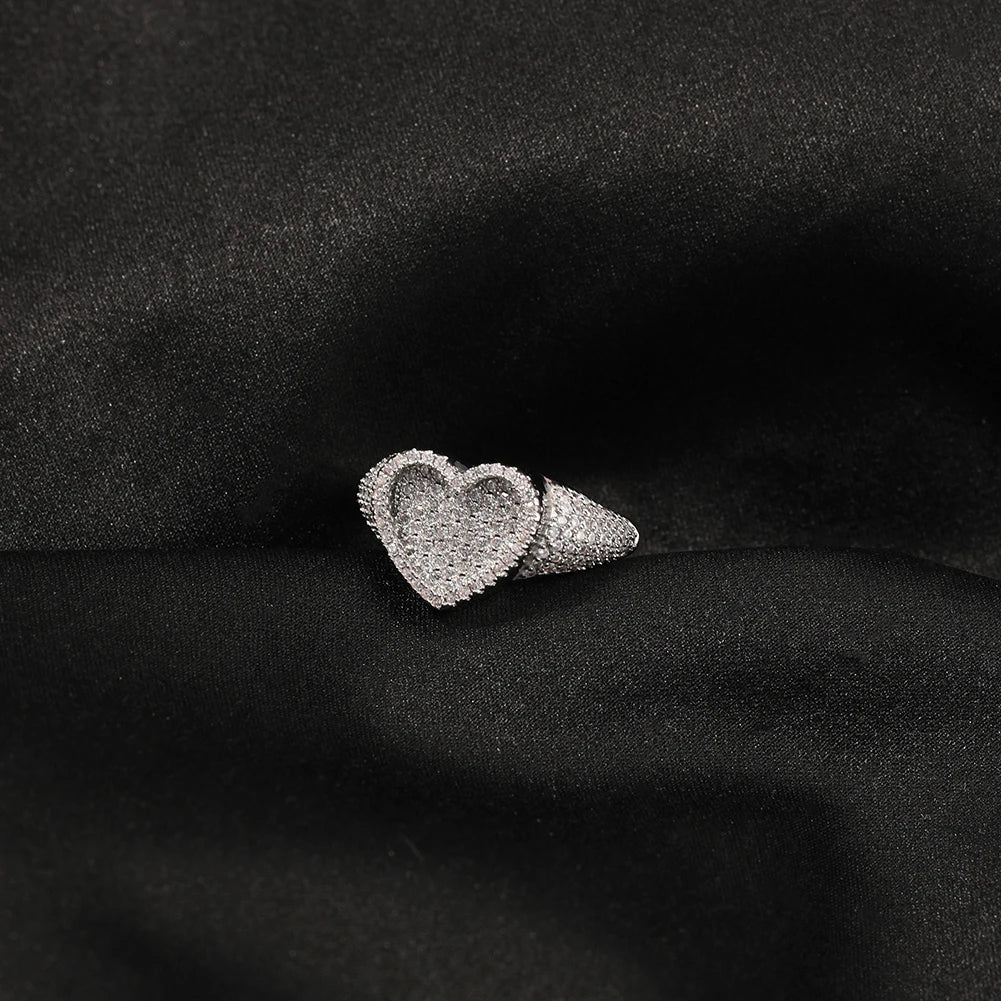 Bling Heart Ring