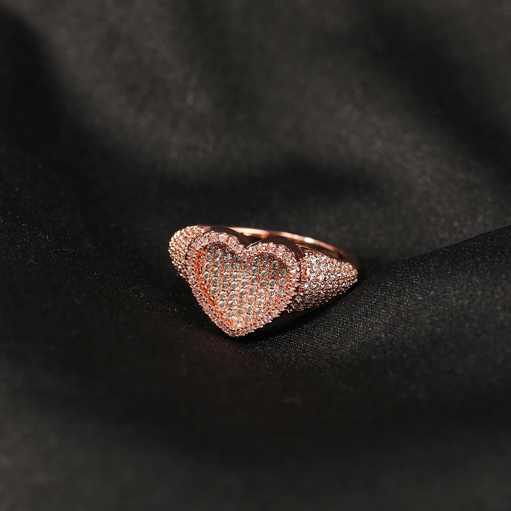 Bling Heart Ring